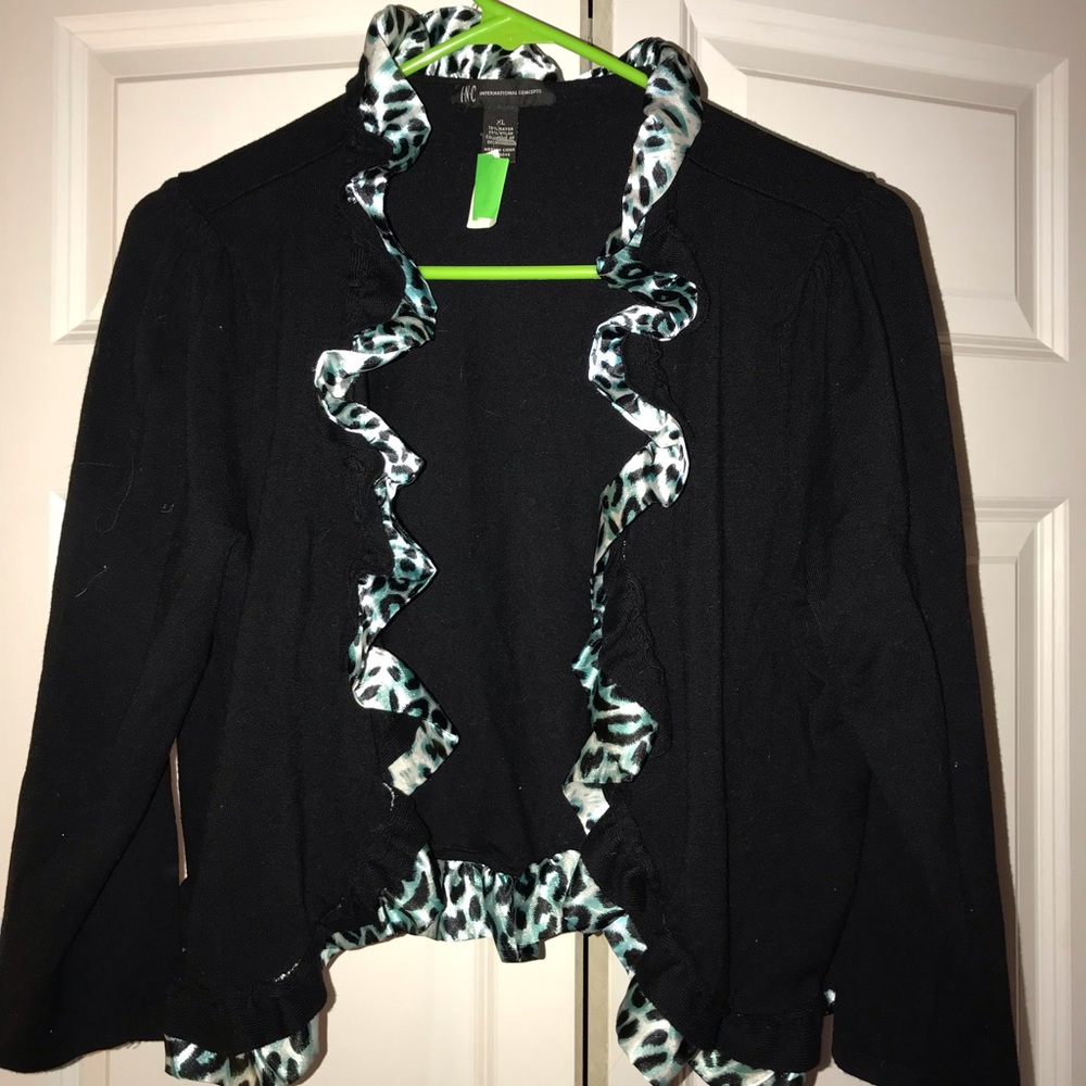Cheetah lined sweater